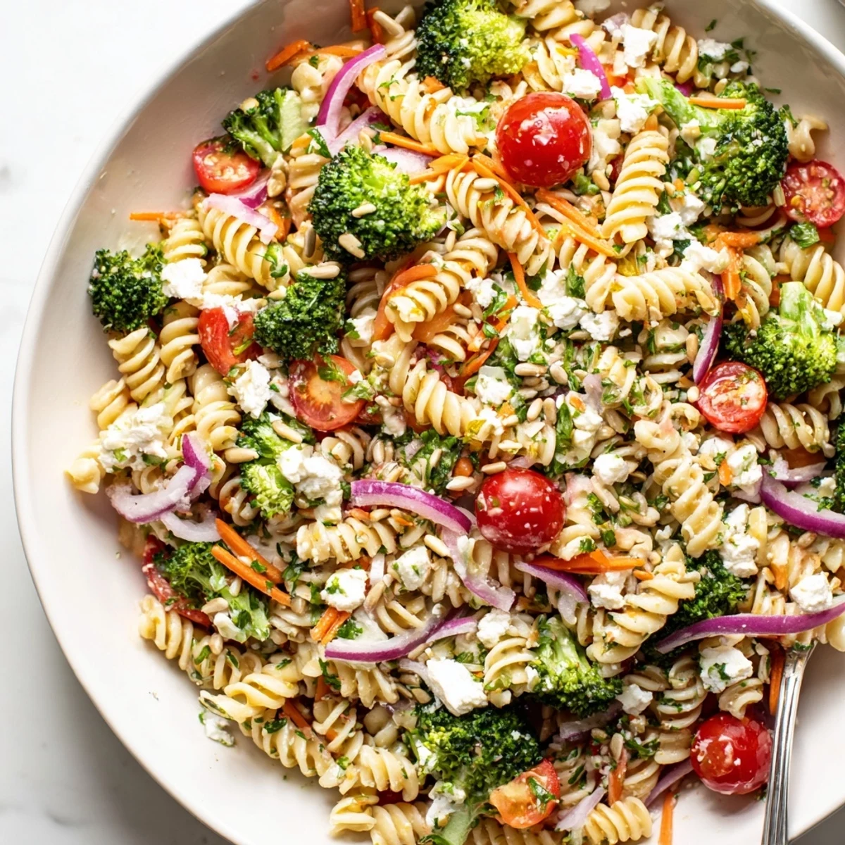Fresh Broccoli Pasta Salad