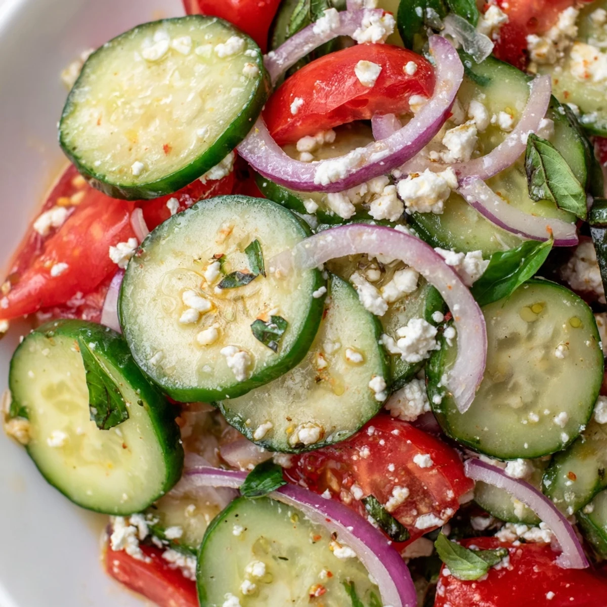 Italian Cucumber Salad