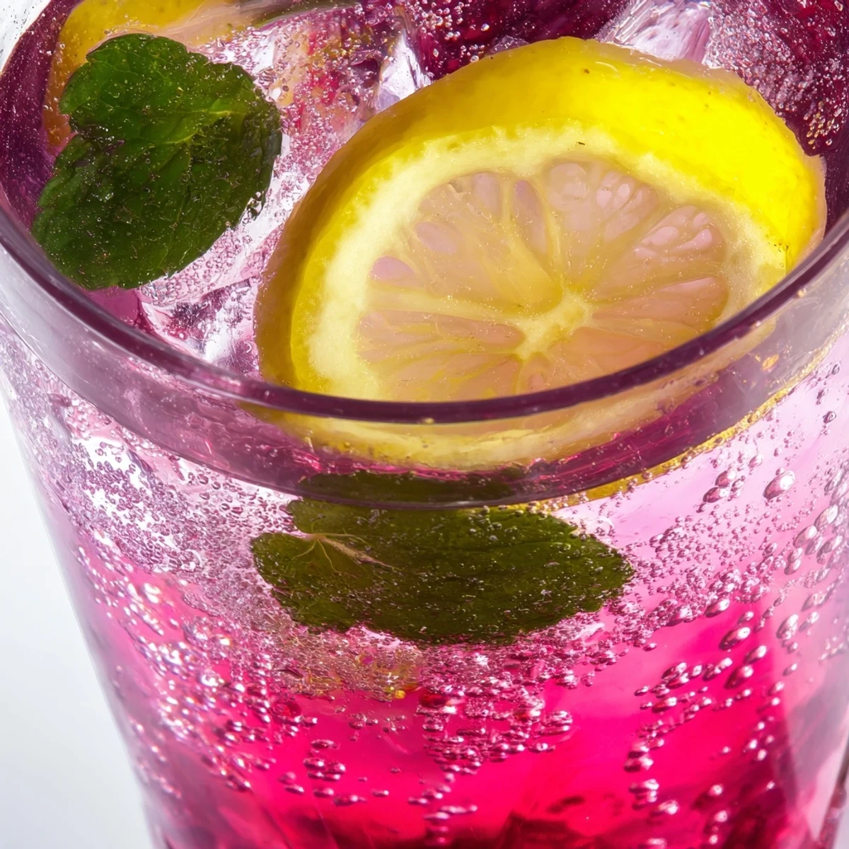 Honey Lemon Pink Soda