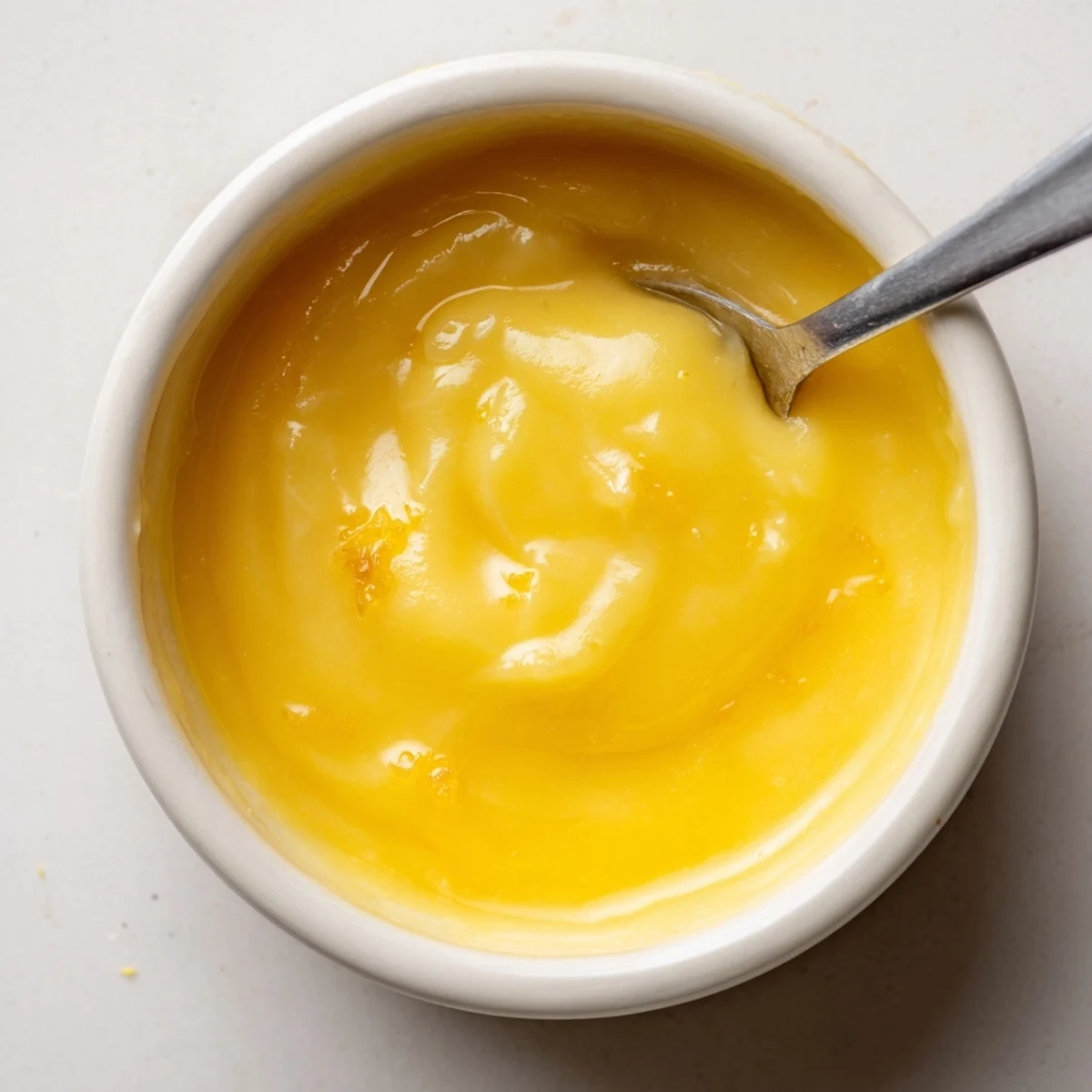 Bright Lemon Curd Recipe spooned over yogurt, zesty velvety finish.