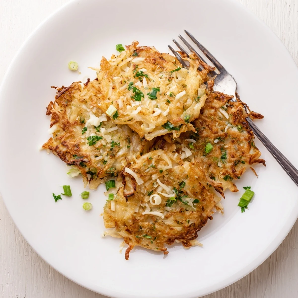 Pan-fried keto cheesy chicken fritters featuring melted mozzarella and a crispy golden exterior
