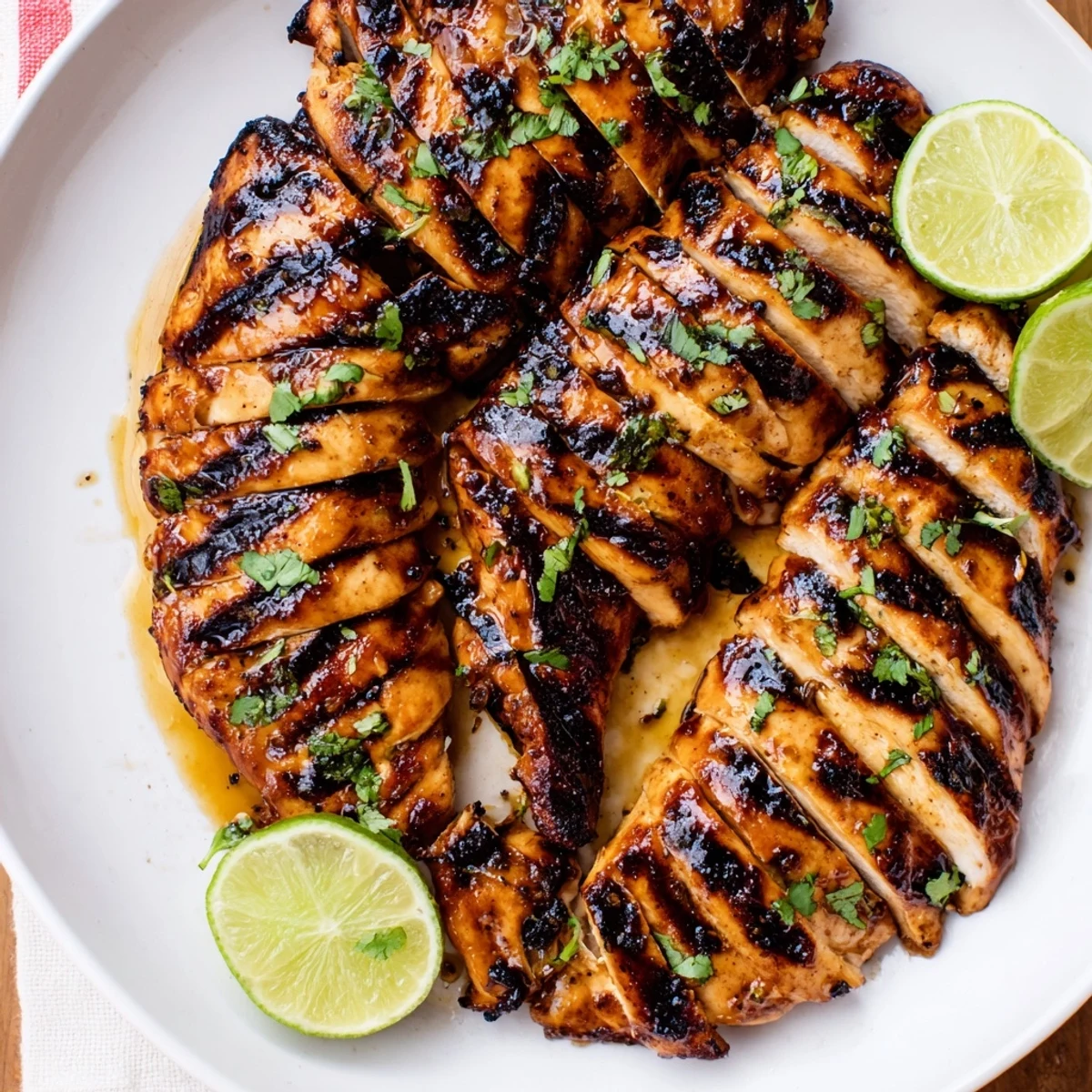Smoky Key West Grilled Chicken With Tropical Citrus Marinade, zesty honey-kissed glaze