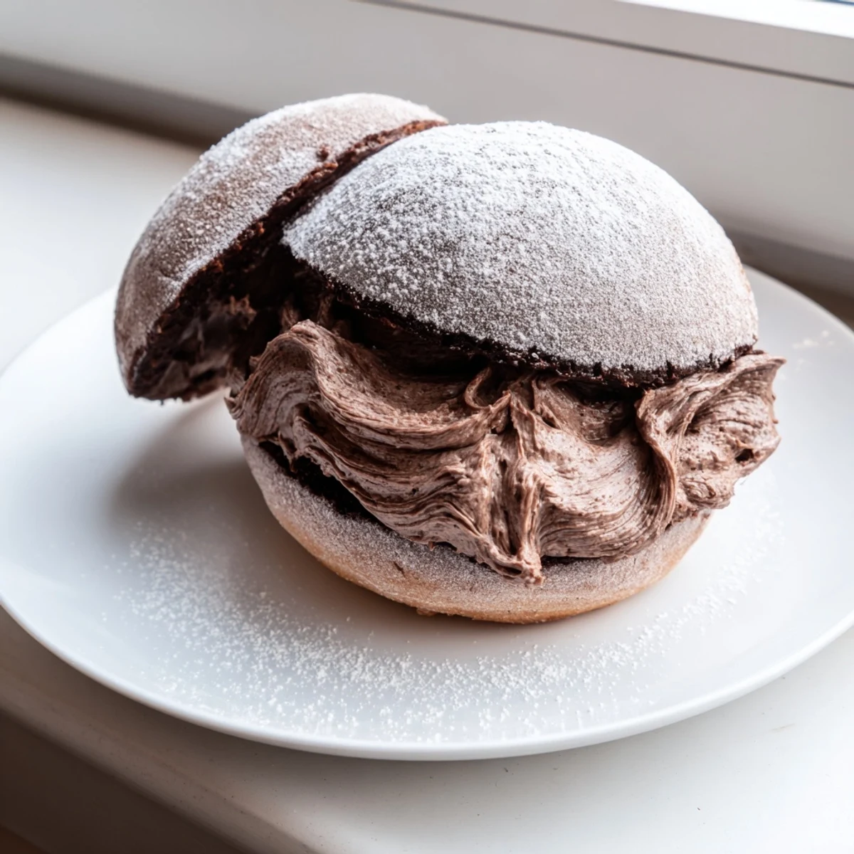 Chocolate Maritozzi Italian Buns