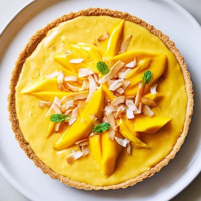 Mango Curd Tart