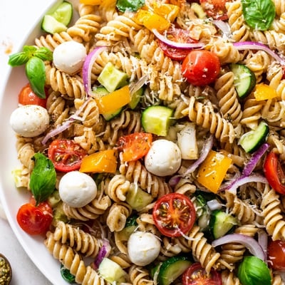 Italian Vegetarian Pasta Salad