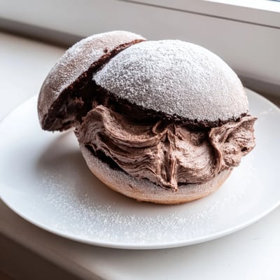 Chocolate Maritozzi Italian Buns